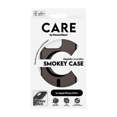 panzerglass-care-by-urban-combat-case-smokey-w-black-magsafe-iphone-16-pro-funda-para-apple-iphone-16-pro-negro