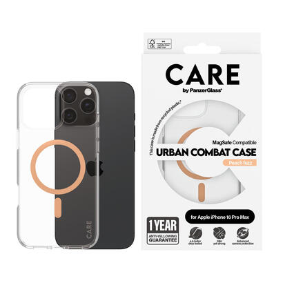 panzerglass-care-flagship-colors-iphone-16-pro-max-peachy