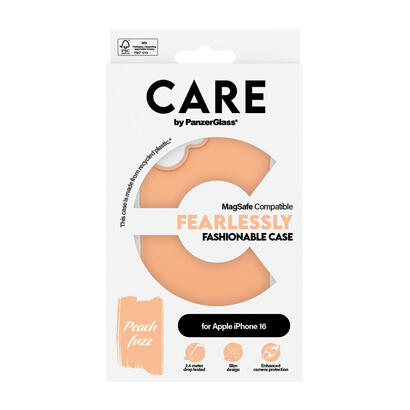 panzerglass-care-fashion-colors-magsafe-iphone-16-peachy