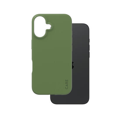 panzerglass-care-by-case-green-iphone-16-funda-para-apple-iphone-16-verde