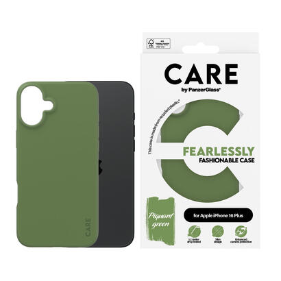 panzerglass-care-by-case-green-iphone-16-plus-funda-para-apple-iphone-16-plus-verde
