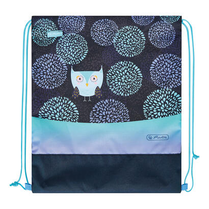 herlitz-ultralight-plus-flower-owl-juego-de-mochila-escolar-chica-poliester-marina-turquesa