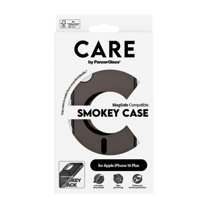 panzerglass-care-by-urban-combat-case-smokey-w-black-magsafe-iphone-16-plus-funda-para-apple-iphone-16-plus-negro