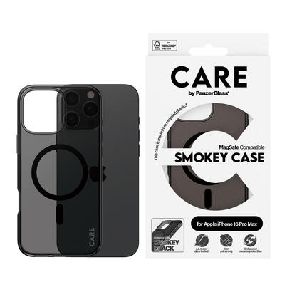 panzerglass-care-by-urban-combat-case-smokey-w-black-magsafe-iphone-16-pro-max-funda-para-apple-iphone-16-pro-max-negro