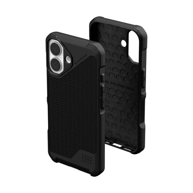 funda-uag-ringo-metropolis-lt-kevlar-black-apple-iphone-16