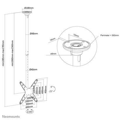 newstar-soporte-de-techo-para-tv