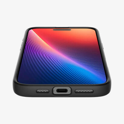 spigen-liquid-air-funda-para-iphone-16-pro-16-cm-63-negro