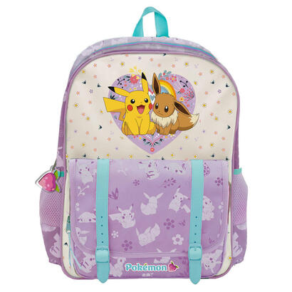 mochila-flowers-pokemon-42cm-adaptable