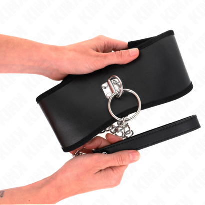 kink-collar-con-correa-65-cm-ancho-negro-ajustable-40-55-cm-x-10-cm