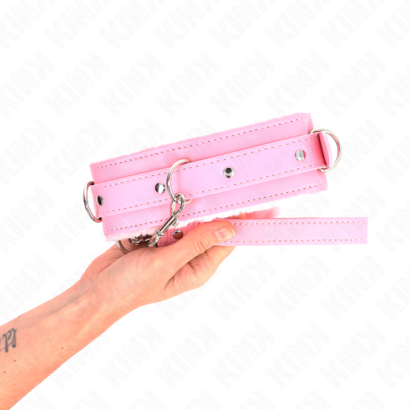 kink-collar-con-correa-65-cm-con-restricciones-rosa-ajustable-36-42-cm-x-55-cm