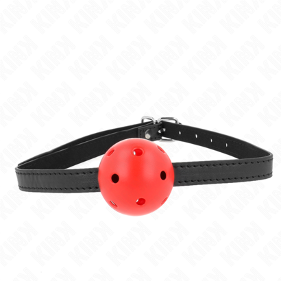 kink-mordaza-de-bola-45-cm-transpirable-simplicity-rojo-62-x-15-cm