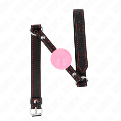 kink-mordaza-de-bola-4-cm-de-oro-rosa-60-x-2-cm