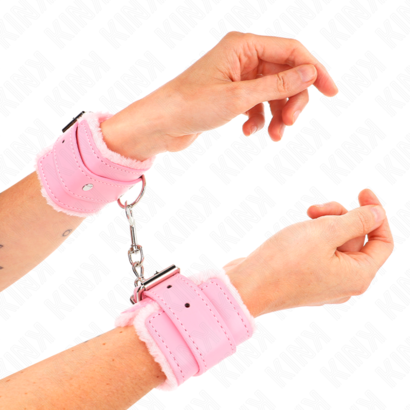 kink-munequeras-forradas-rosa-con-correa-rosa-ajustable-20-29-cm-x-55-cm