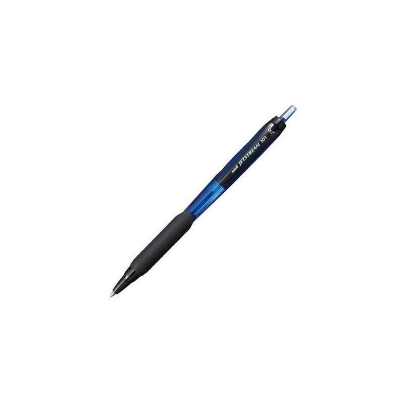 pack-de-12-unidades-uniball-rollerball-jetstream-sxn-101-07-retractil-07mm-azul