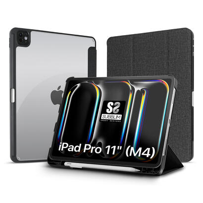 funda-subblim-clear-shock-case-para-ipad-pro-11-2024-m4-negra