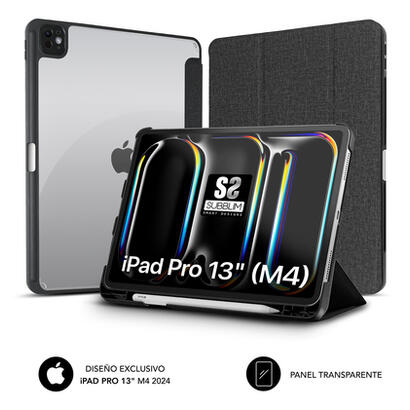 funda-subblim-clear-shock-case-para-ipad-pro-129-2024-m4-negra