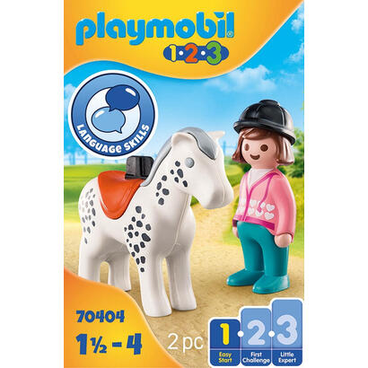 playmobil-123-jinete-con-caballo