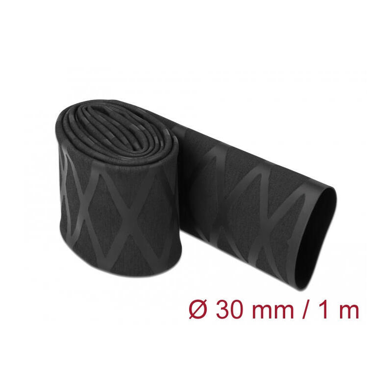 schrumpfschlauch-x-muster-rutschfest-1-m-x-30-mm-schwarz
