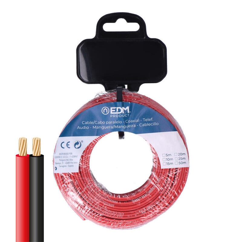 pack-de-2-unidades-carrete-cable-paralelo-2x1mm-rojonegro-5m