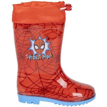 botas-lluvia-pvc-spiderman-talla-26