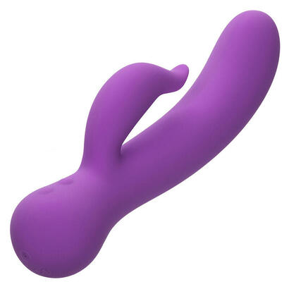 calexotics-first-time-vibrador-complaciente-recargable-morado