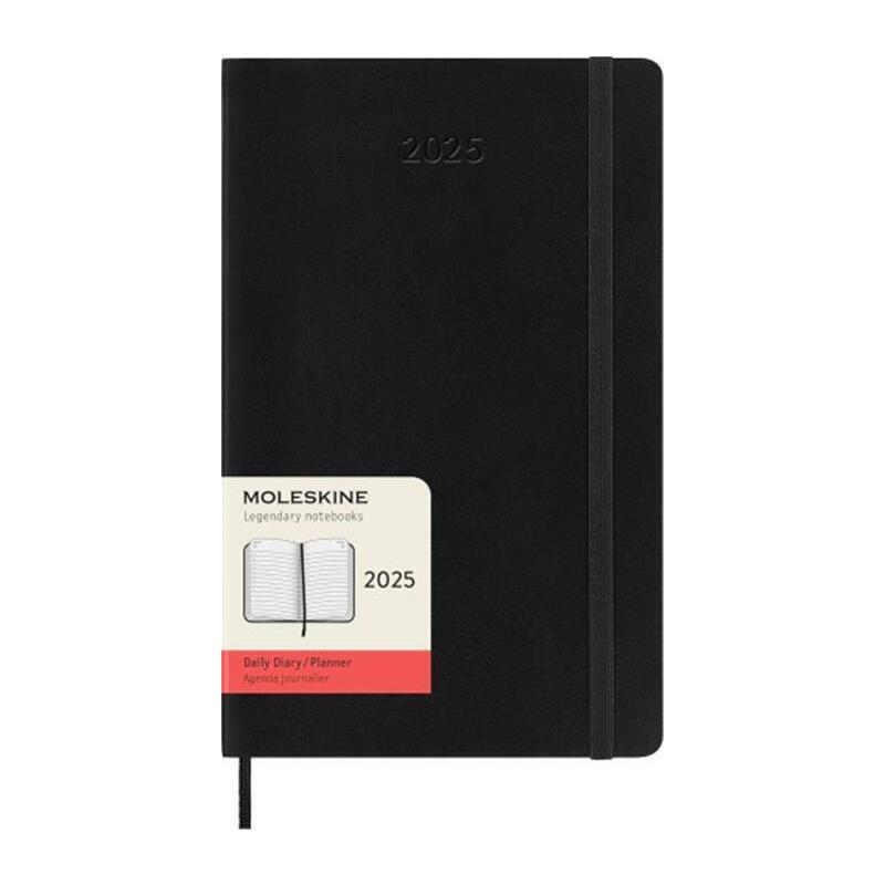 agenda-2025-tapa-blanda-12-meses-diaria-l-13-x-21-cm-negra-moleskine-dsb12dc3y25