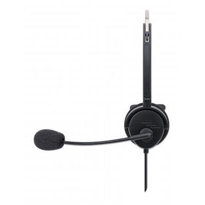 auriculares-manhattan-usb-mono-over-ear-usb-a-mecker-negro