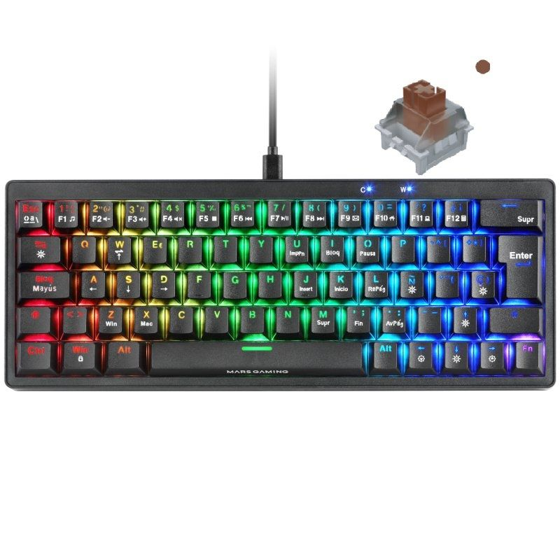 teclado-espanol-gaming-mecanico-mars-gaming-mkminipro-switch-marron-negro