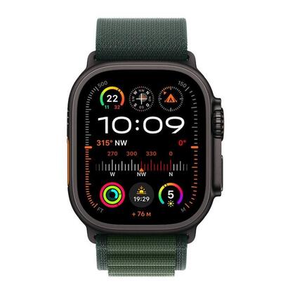 apple-watch-ultra-2-titanium-cellular-49mm-negro-alpine-loop-dunkelgrun-s