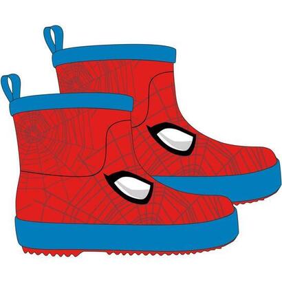 botas-lluvia-goma-spiderman-talla-28