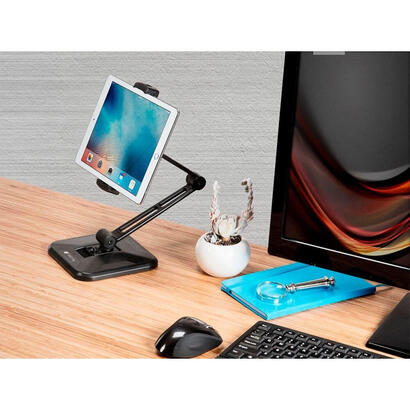techly-026371-desk-wall-support-arm-for-tablet-and-ipad-47-129-full-motion-black