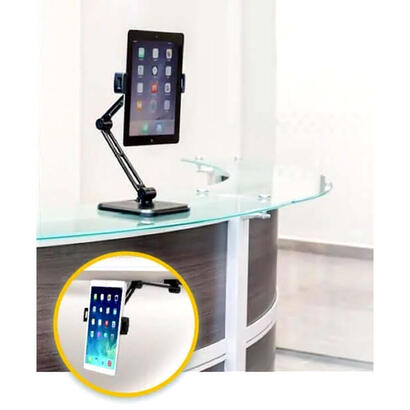 techly-026371-desk-wall-support-arm-for-tablet-and-ipad-47-129-full-motion-black