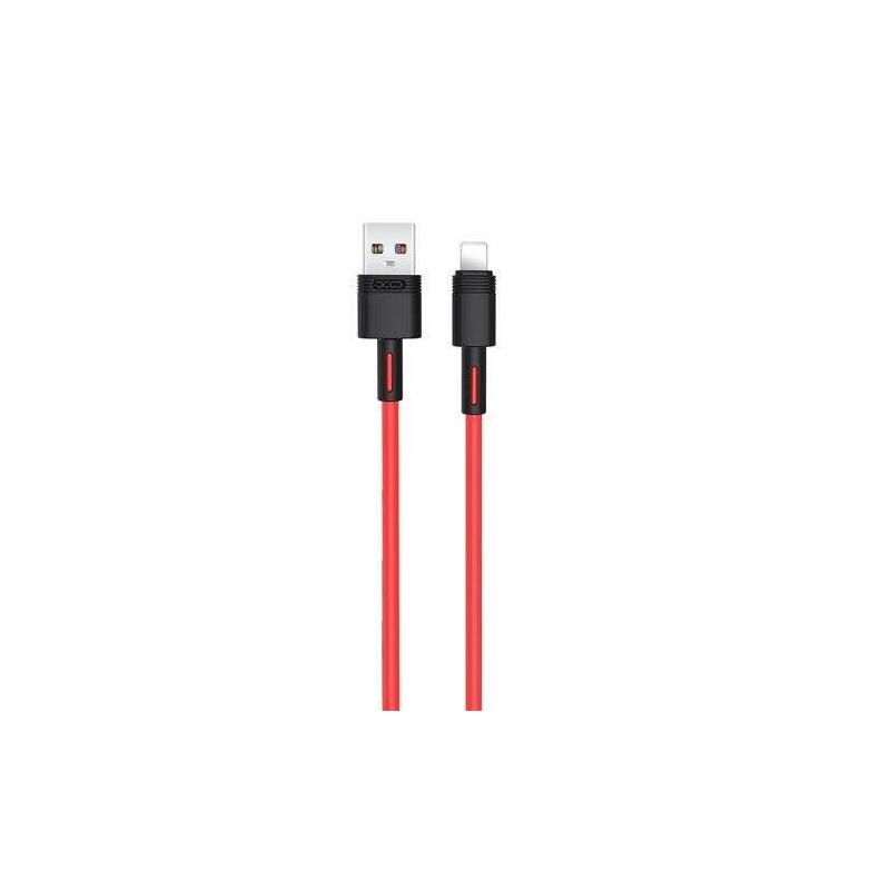 xo-cable-nbq166-carga-rapida-usb-lightning-5a-1m-rojo