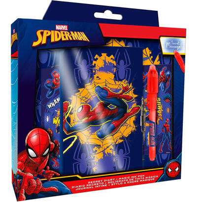 diario-con-boligrafo-magico-spiderman-marvel