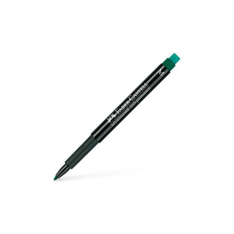 pack-de-10-unidades-faber-castell-rotulador-permanente-multimark-1525-m-verde