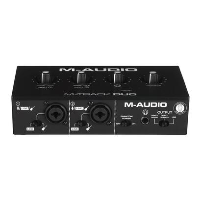 m-audio-m-track-duo-usb-interfaz-de-audio-preamplificador-crystal-16-bit-48-khz-negro