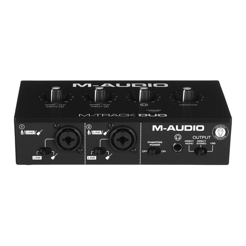 m-audio-m-track-duo-usb-interfaz-de-audio-preamplificador-crystal-16-bit-48-khz-negro