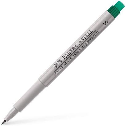 pack-de-10-unidades-faber-castell-rotulador-multifuncional-no-permanente-multimark-1524-s-verde