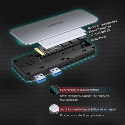 caja-externa-unitek-m2-pciemvme-para-playstation-5-10gbps-s1224a