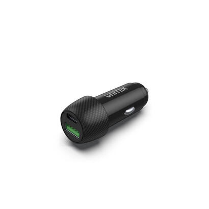 cargador-coche-unitek-38w-usb-a-usb-c-qc30-p1400a