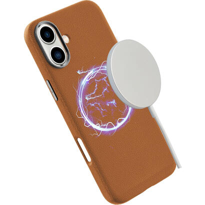 infinite-venice-iphone-16-brown-leather-magnetic-cover