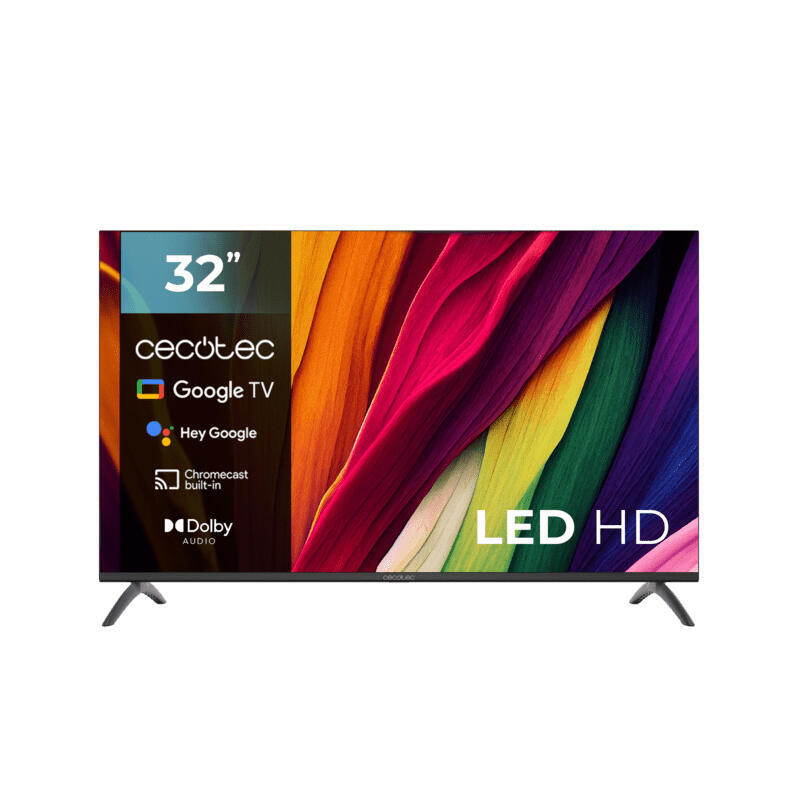 television-led-32-cecotec-hd-google-tv-audio-google-voice-assitant-chromecast