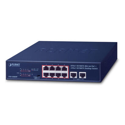 planet-fsd-1008hp-switch-no-administrado-fast-ethernet-10100-energia-sobre-ethernet-poe-1u-azul