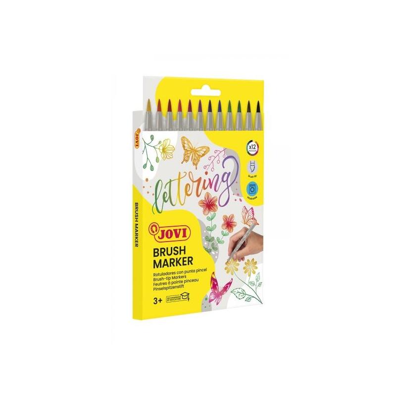 jovi-felt-pens-estuche-de-12-rotuladores-punta-pincel-punta-suave-y-flexible-trazos-finos-y-gruesos-tinta-base