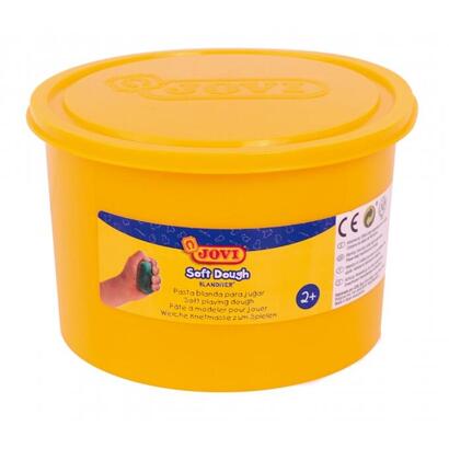 jovi-soft-dough-blandiver-bote-de-460gr-amarillo-blanda-y-flexible-facil-de-amasar-y-moldear-ideal-para