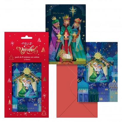 dohe-nativity-pack-de-8-tarjetas-de-felicitacion-navidena-con-sobre-2-modelos-distintos-tamano-122x235cm-papel