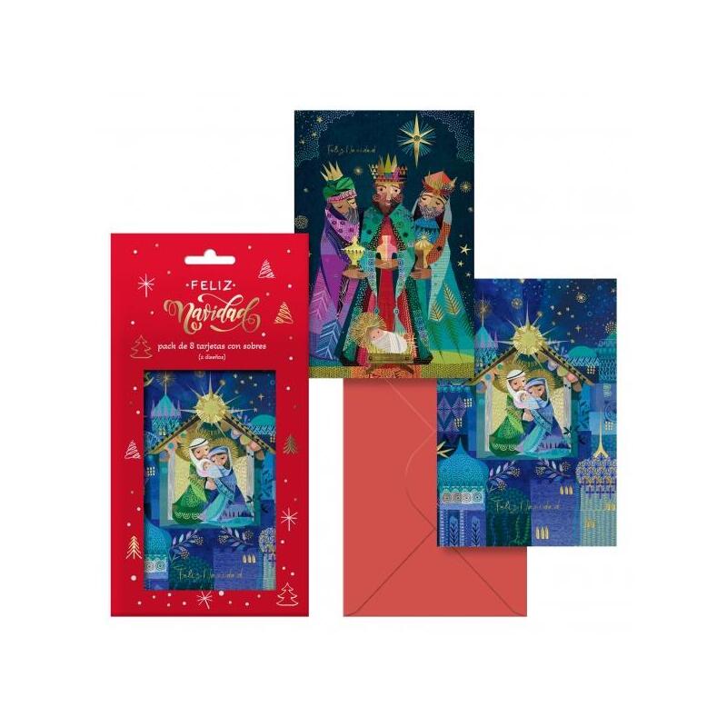 dohe-nativity-pack-de-8-tarjetas-de-felicitacion-navidena-con-sobre-2-modelos-distintos-tamano-122x235cm-papel