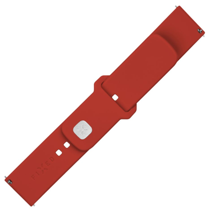 fixed-silicone-sporty-strap-set-with-quick-release-22mm-for-smartwatch-red