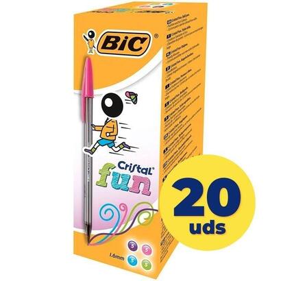 caja-de-boligrafos-de-tinta-de-aceite-bic-cristal-fun-895793-20-unidades-colores-surtidos
