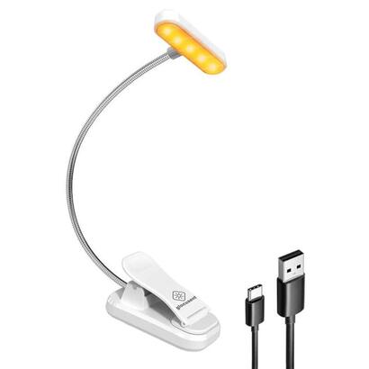 lampara-inalambrica-glocusent-glcsnta1806-clip-usb-tipo-c-650mah-blanco